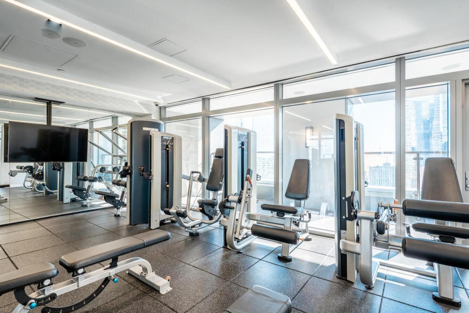 Tribeca 1br W Roof Deck Nr World Trade Center Nyc-1356 Appartamento